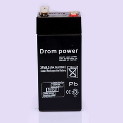 Drom Power 4V 4.5AH Lead Acid Battery