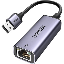 UGREEN USB-A 3.0 to RJ45 Gigabit Ethernet Adapter Aluminum Case (Space Gray) - CM209