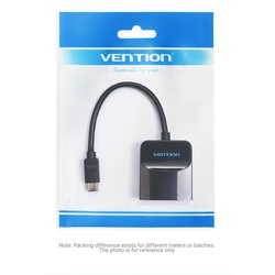 Vention Type-C to VGA Adapter 0.15M Black ABS Type, TDDBB