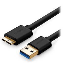 UGREEN USB-A 3.0 to Micro USB 3.0 Male Cable 0.5m (Black) - US130