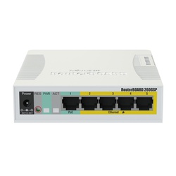 MikroTik RB260GS 5x Gigabit Ethernet Smart Switch