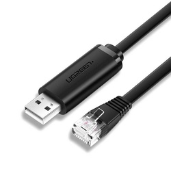UGREEN USB-A to RJ45 Console Cable 1.5m (Black) - CM204