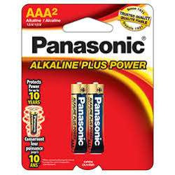 Panasonic Alkaline Tripple AAA Battery 2 Pack