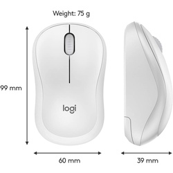 Logitech  M221 Wireless Mouse Silent, Off White - 910-006511