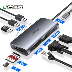 UGREEN  9 in 1  USB-C Multifunction USB HUB Adapter- CM274