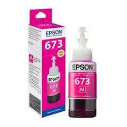 Epson T6734 Magenta 70ml Ink Bottle, for L800, L805, L810, L850, L1800-70ml - C13T67344A