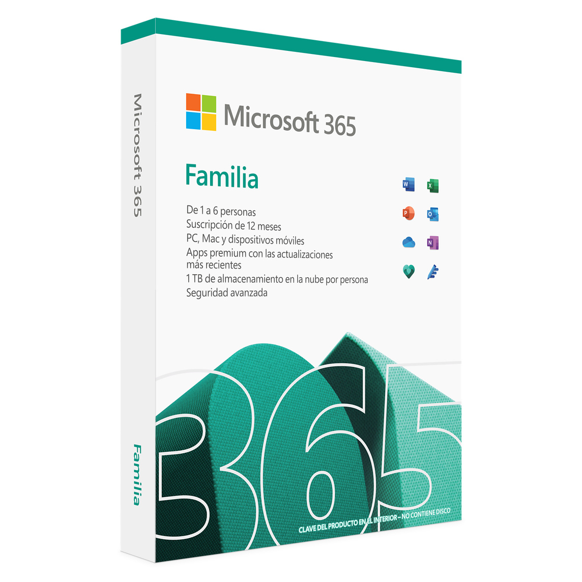 Microsoft 365 Family, English Subscription 1YR Africa Onl,y Medialess P6  (6USERS 6 DEVICES EACH) | Mtech