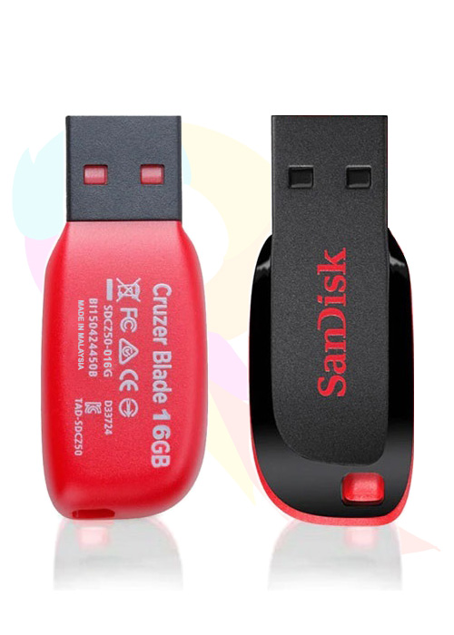 SanDisk 16GB Cruzer Blade CZ50 USB 2.0 Flash Drive (SDCZ50-016G