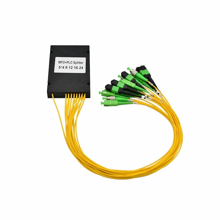 1 X 16 PVC 0.9mm fiber jacket SC/PC Rack Splitter connectors