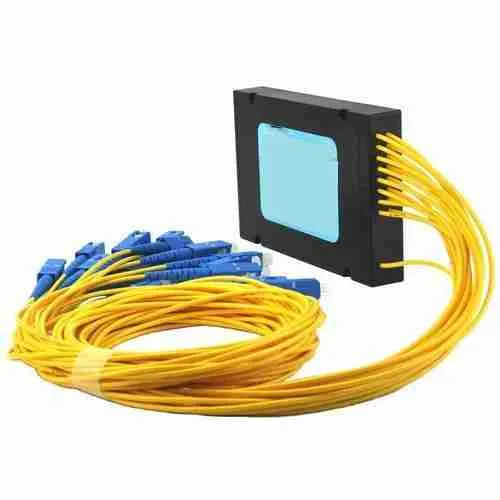 1 X 32 PVC 0.9mm fiber jacket SC/PC Rack Splitter connectors