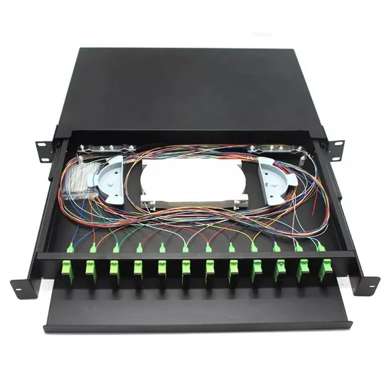 12 Port 1U LC/UPC Duplex MM Adapter Rack mount ODF