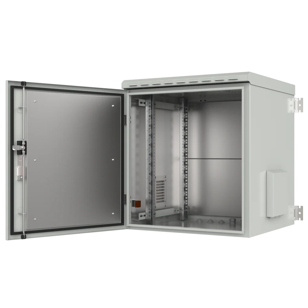 12U Outdoor 600mm X 450mm Data Wall Mount Cabinet