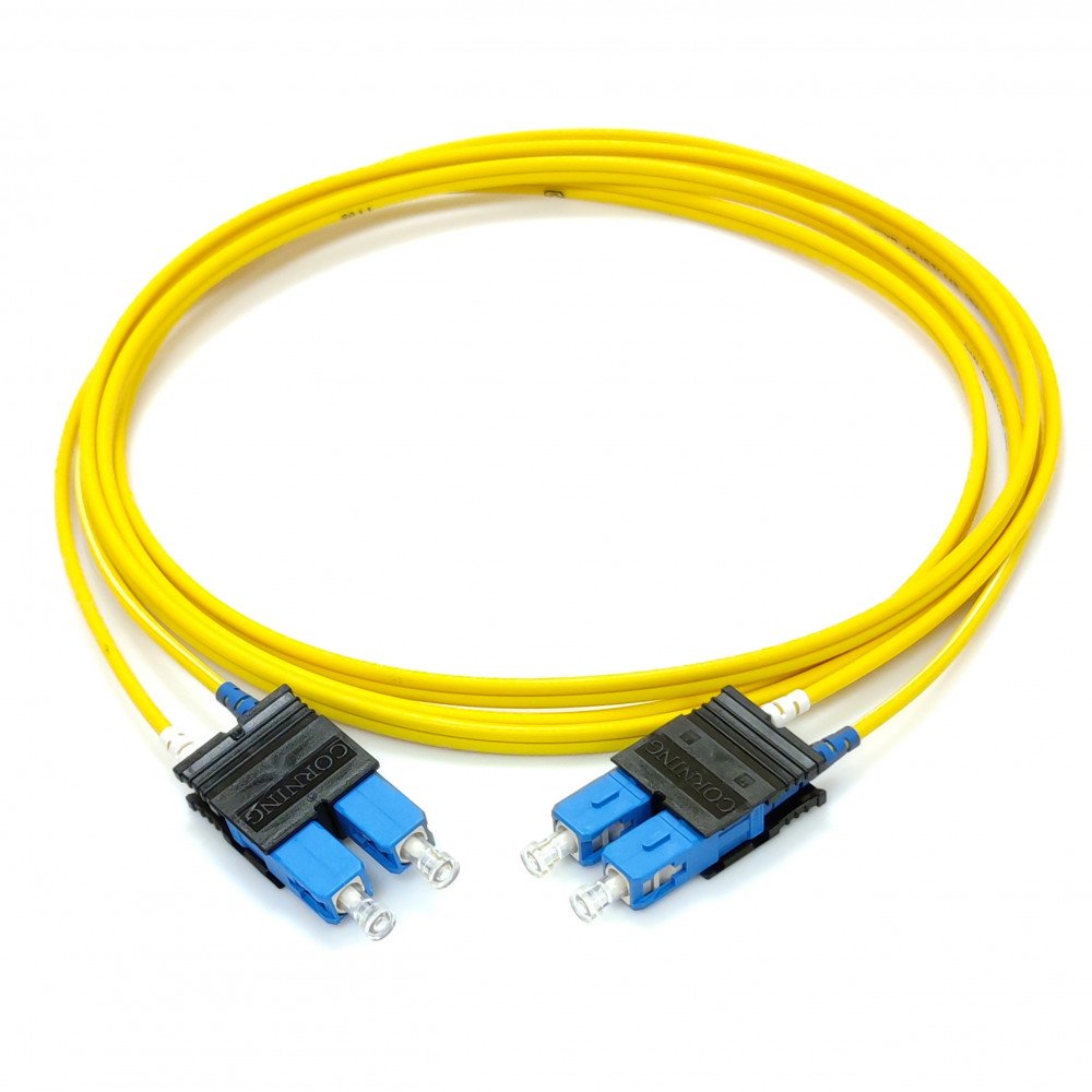 1M SC-SC Duplex SingleMode Fiber patchcord