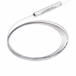 1X2 Bare PLC Steel Tube 250µm Single Mode Fiber Splitter