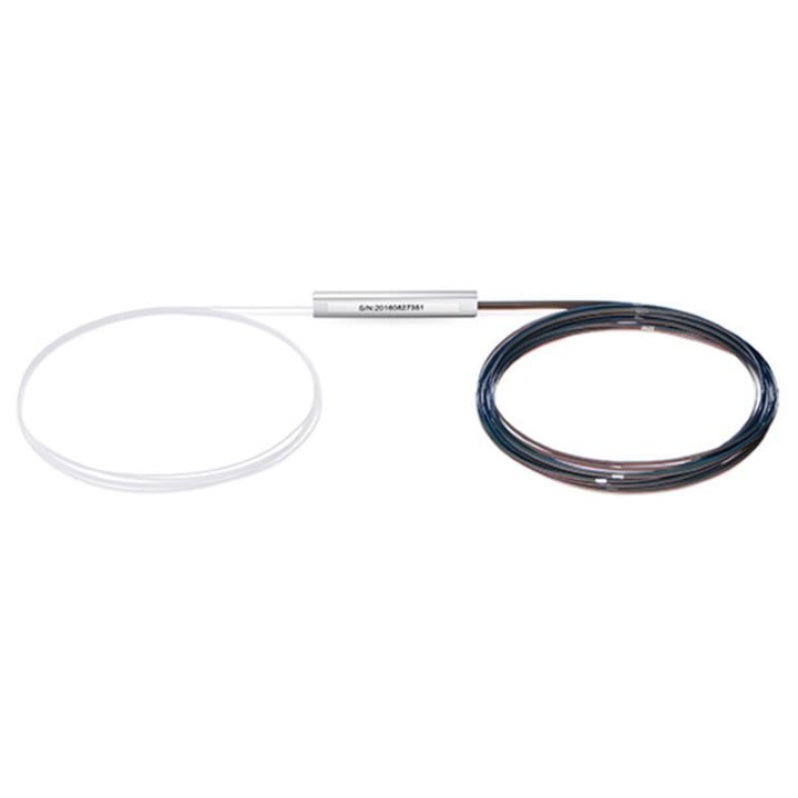 1X8 Bare PLC Steel Tube 250µm Single Mode Fiber Splitter