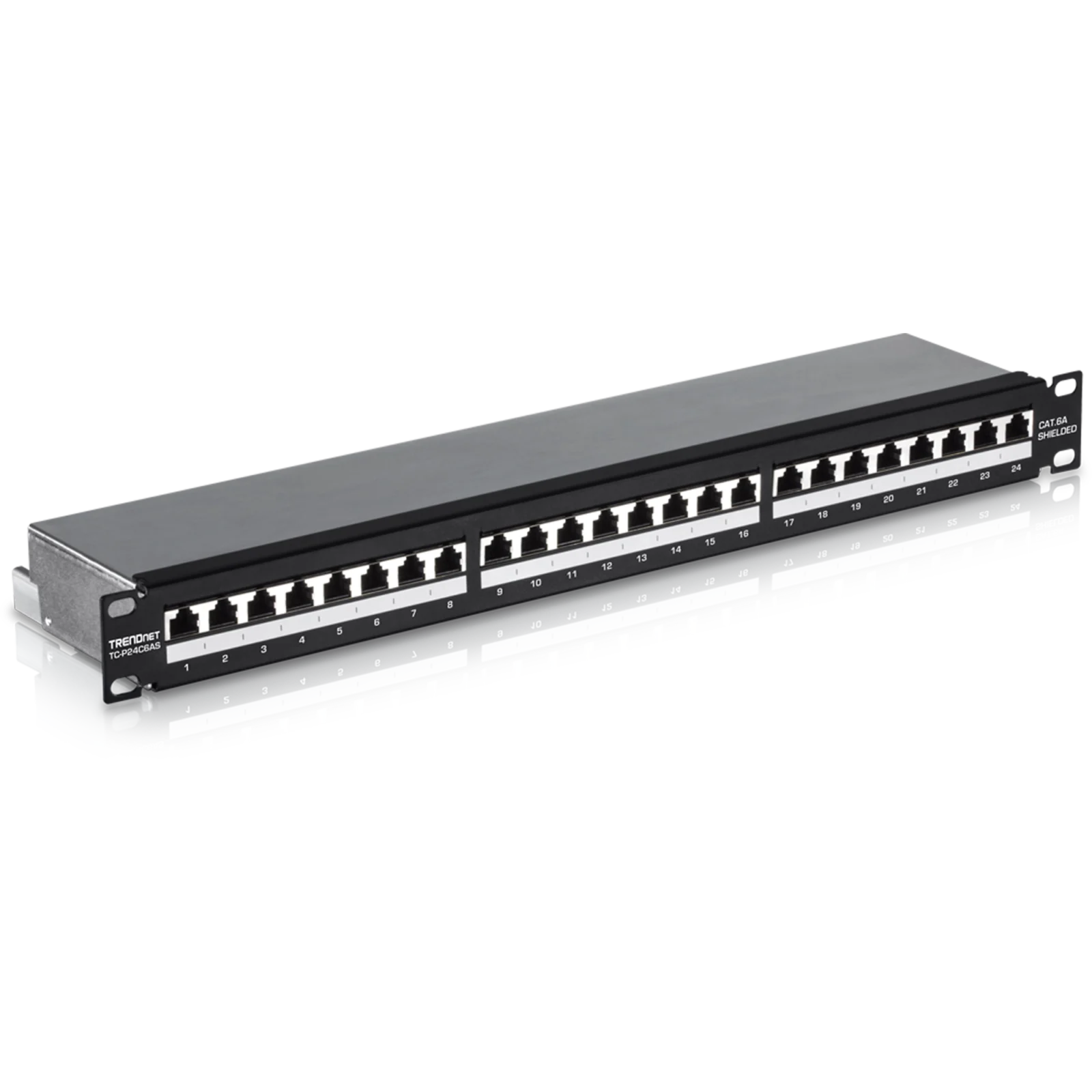 24 Ports Cat6A Patch Panel