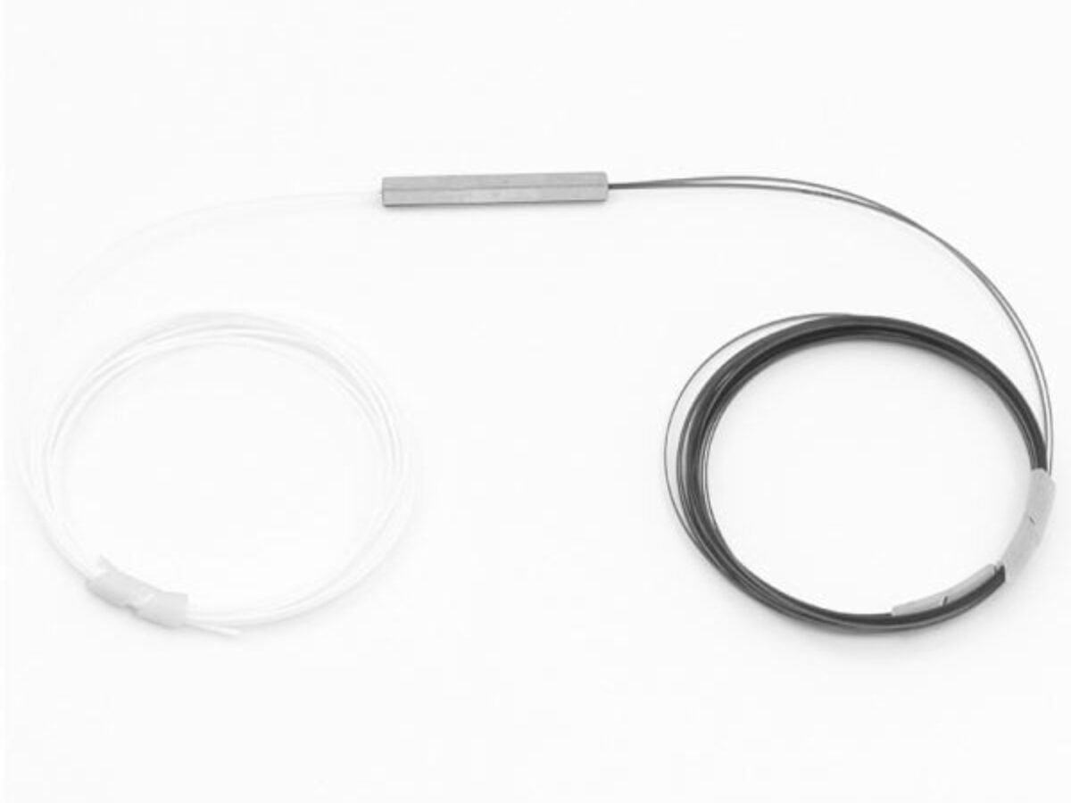 2X32 Bare PLC Steel Tube 250µm Single Mode Fiber Splitter