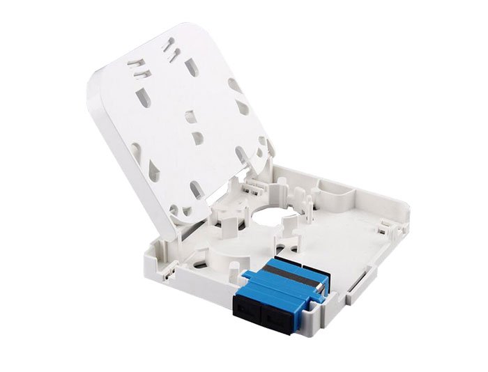 4 Core ATB Fiber Optic Access Terminal Box LC/UPC Duplex Adapter