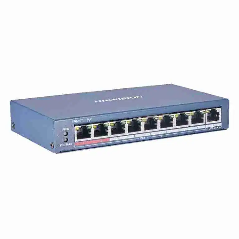 4 ports Hikvision PoE Switch, DS-3E0105P-E(B)