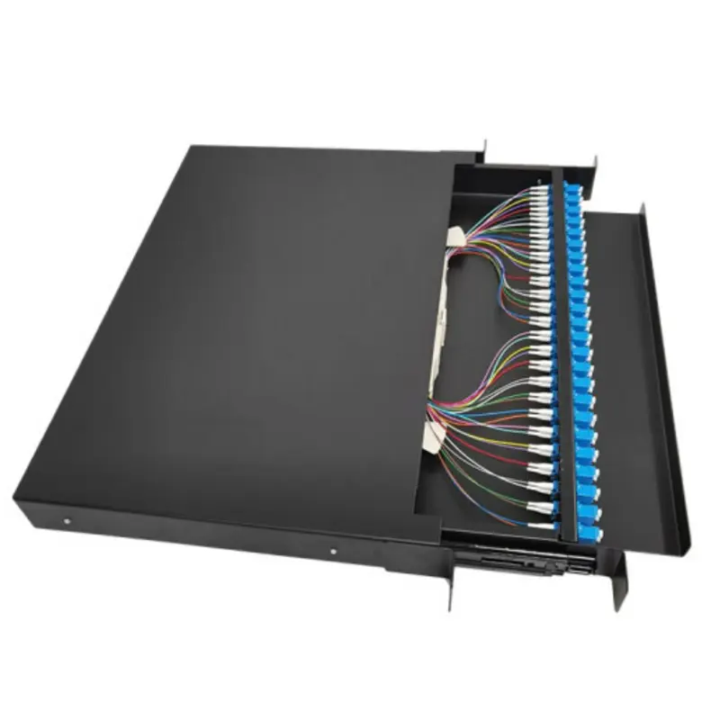 48 Port 1U LC/UPC Duplex MM Adapter Rack mount ODF