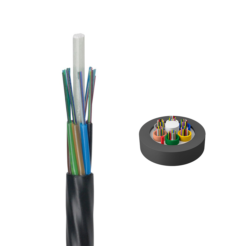 24 Core Single-mode Air Blown Duct Micro Fiber Optic Cable