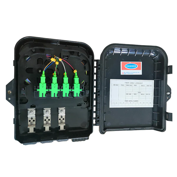 8 Core ATB Fiber Optic Access Terminal Box 8 Pcs SC/UPC Duplex Adapter