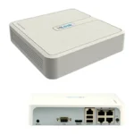 8ch HiLook by Hikvision NVR 8-PoE Plastic shell (up to 4MP IP cameras supported)