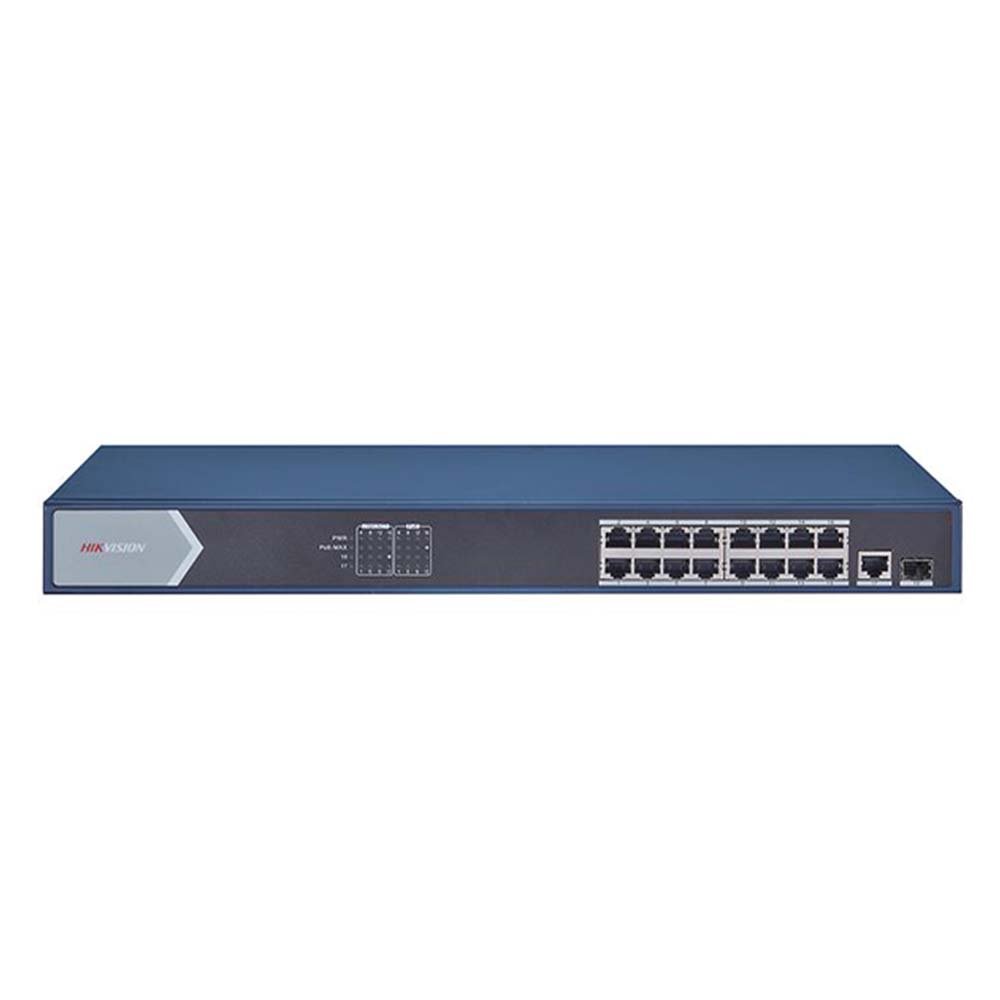Hikvision DS-3E0518P-E/M 16-Port Gigabit Unmanaged PoE Switch