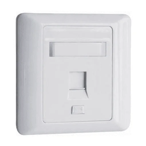 ACP Cat 6 Single Faceplate