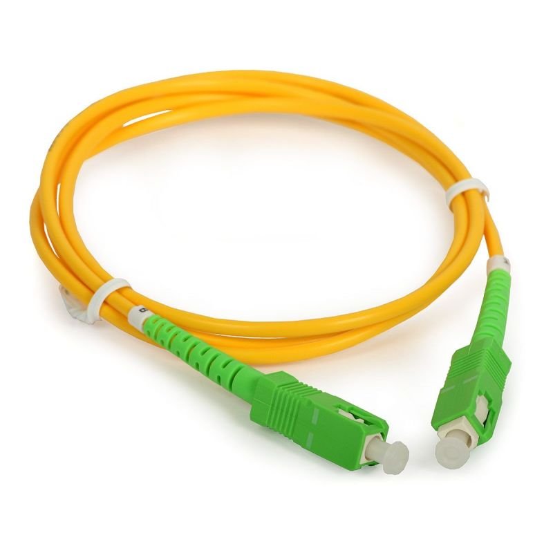 APC 1m SC-SC Duplex Singlemode Fiber Patchcord
