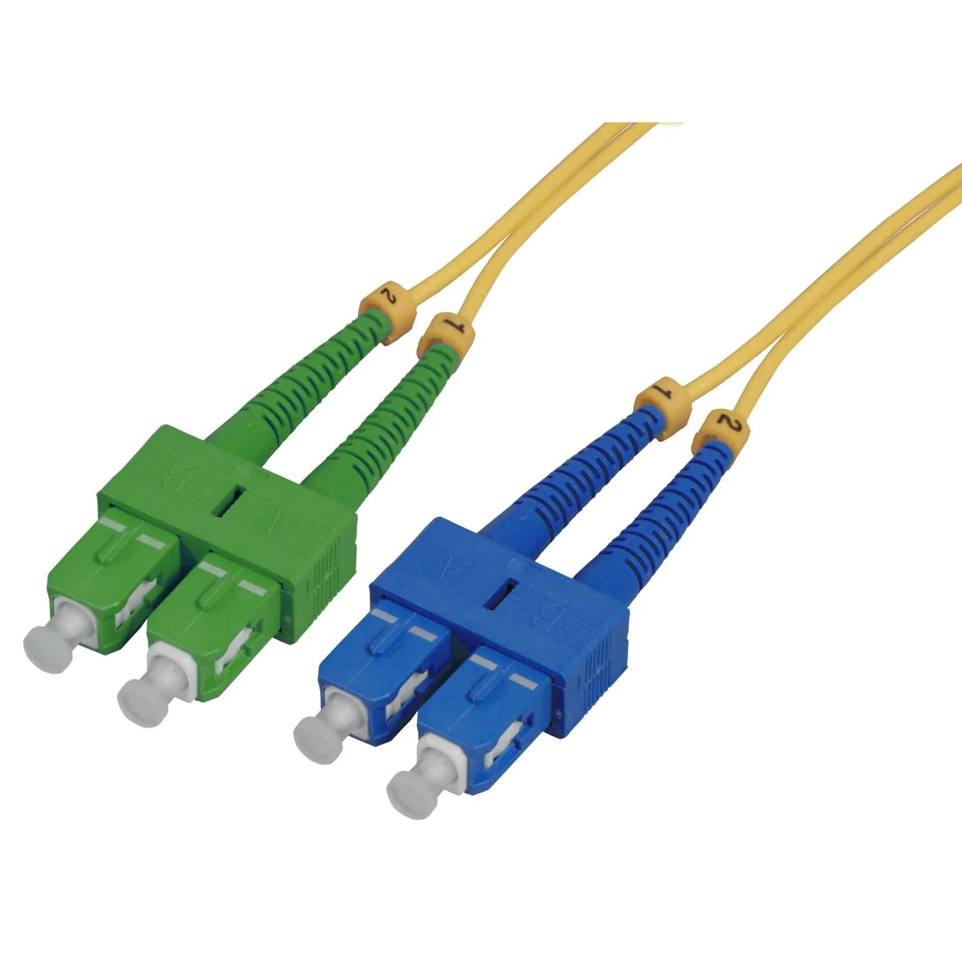APC 5m SC-SC Duplex Singlemode Fiber Patchcord