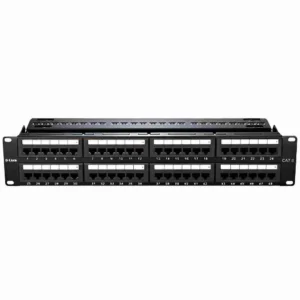 D-Link 48 Port Cat6 UTP Patch Panel, NPP-C61BLK481