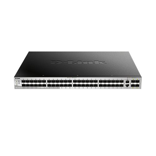D-Link DGS-3130-54PS 48 10/100/1000BASE-T PoE ports Lite L3 Stackable Managed Switch