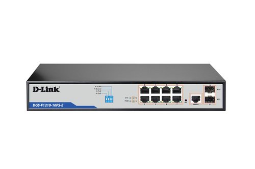 D-Link DGS-F1210-18PS-E 16-Port Gigabit Managed Long Range PoE Switch