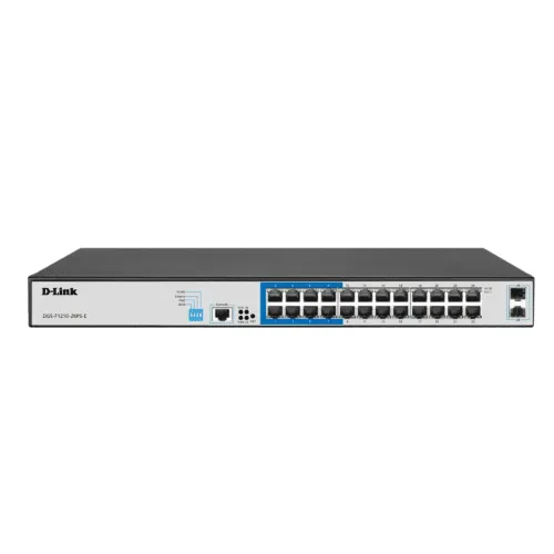 D-Link DGS-F1210-26PS-E 24 port Managed Gigabit Switch