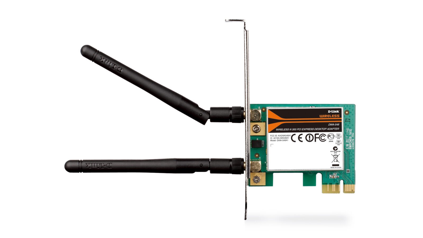 D-Link DWA-548 Wireless N300 PCIe Desktop Adapter