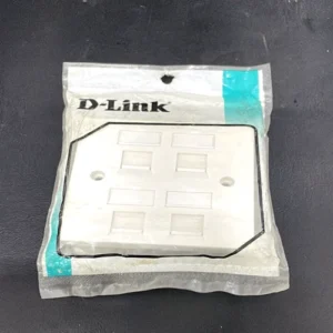D-link 4 Port Faceplate Complete With Modules