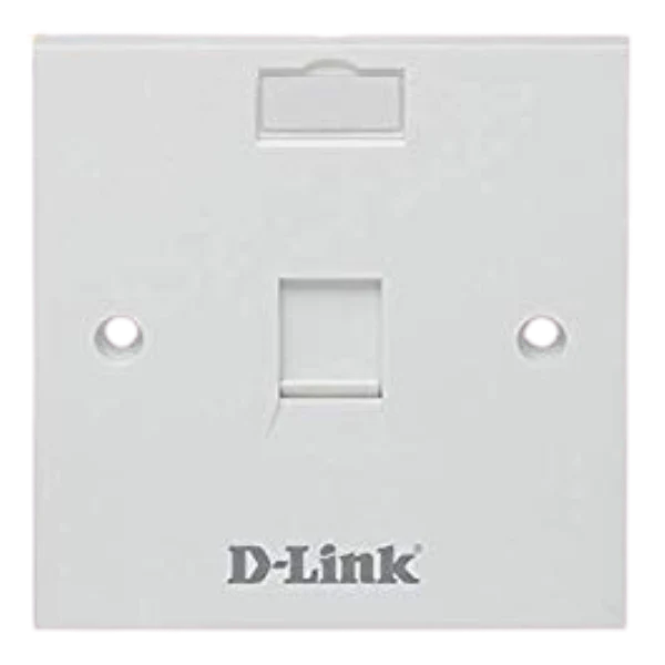 D-link Cat 6 Single Faceplate