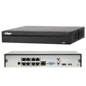 Dahua 8 Channel Compact 1U 8 PoE H.265 NVR, (NVR1B08HS-8P/E )