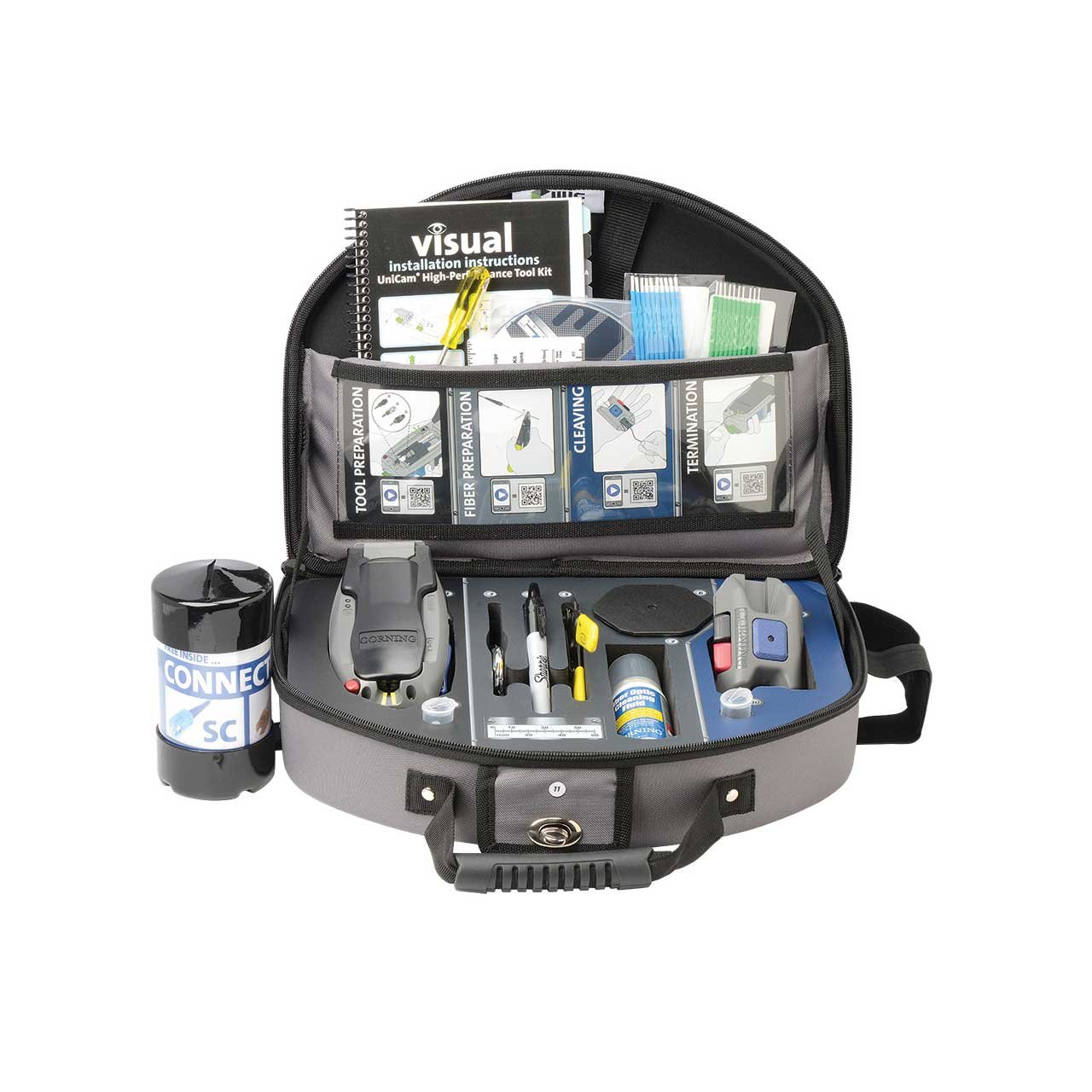 Fibre Optic Tool Kit For Polishing FC/SC/ST/LC Connectors