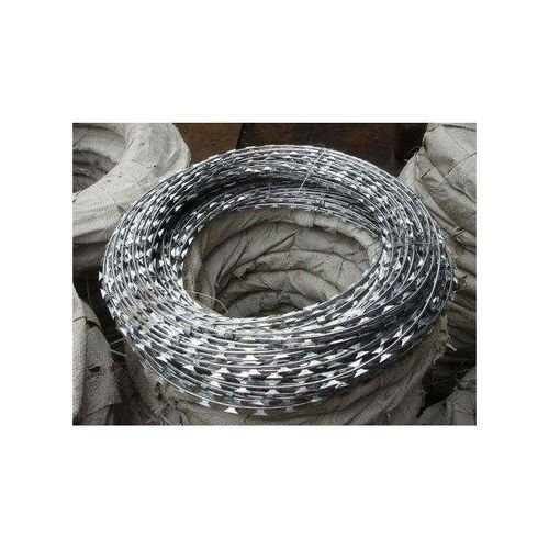 Galvanized 12M razor Wire, 450mm Diameter