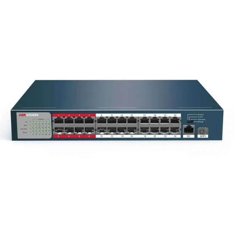 Hikvision 24 port Unmanaged POE Switch, DS-3E0326P-E