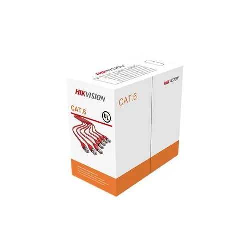 Hikvision 305m CAT6 Solid Copper UTP Network Cable, DS-1LN6-UU