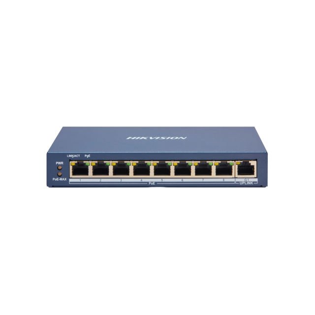 Hikvision DS-3E1309P-EI 8-Port Fast Ethernet Smart PoE Switch