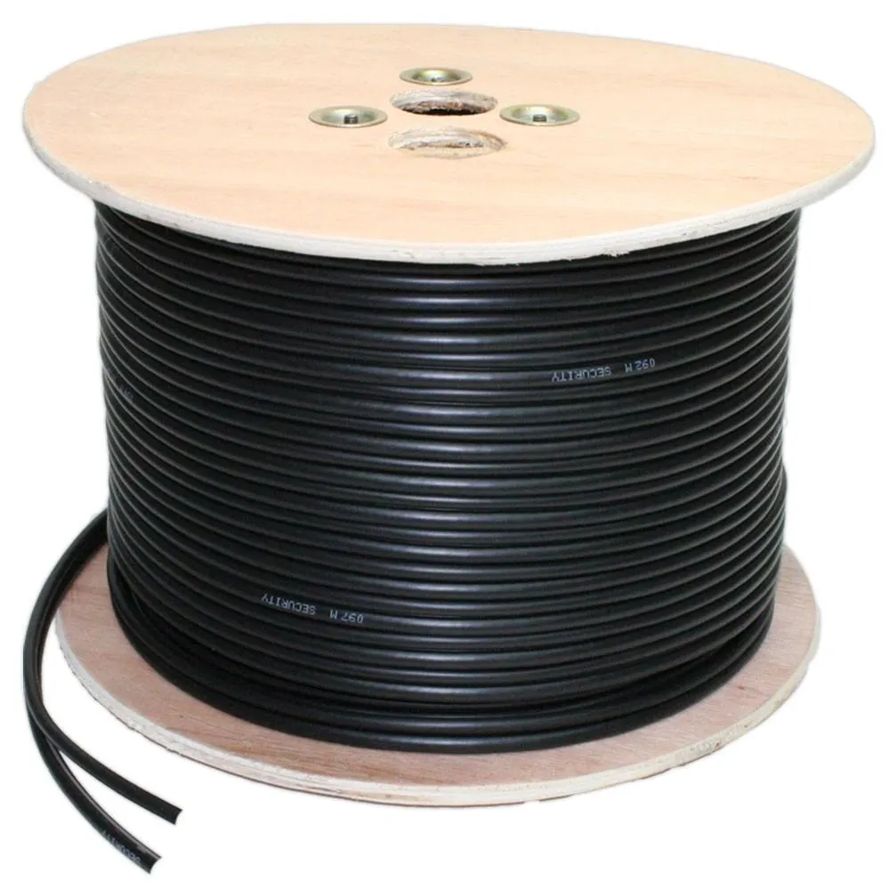 Hikvision RG59 Coaxial CCTV Cable with Power Cable, DS-1LC1SCA2C-200B