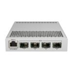 MikroTik CRS305-1G-4S+IN 5-port Desktop Switch w/ 1 GE Port and 4 SFP+ 10Gbps Ports