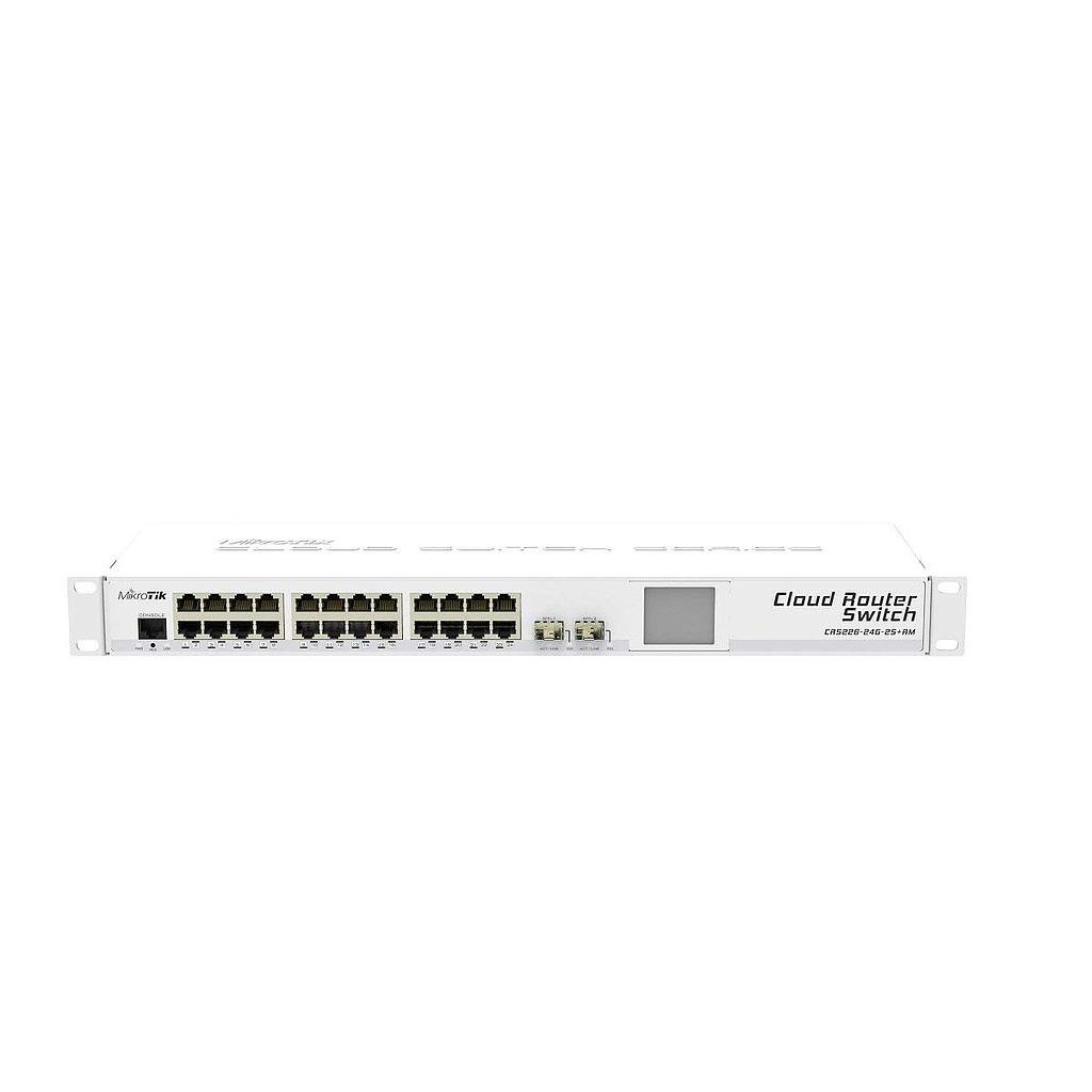 Mikrotik CRS326-24G-2S+RM 24 port Gigabit Ethernet switch with two SFP+ ports