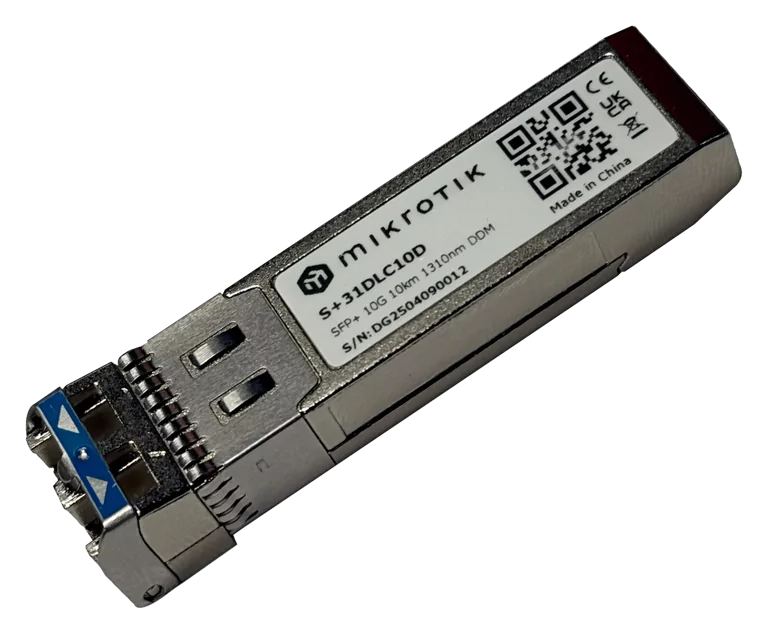 Mikrotik S+31DLC10D SFP+ (10Gbit) module Long range 10km Single Mode