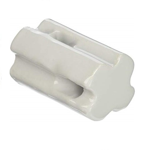 Porcelain electric fence insulators