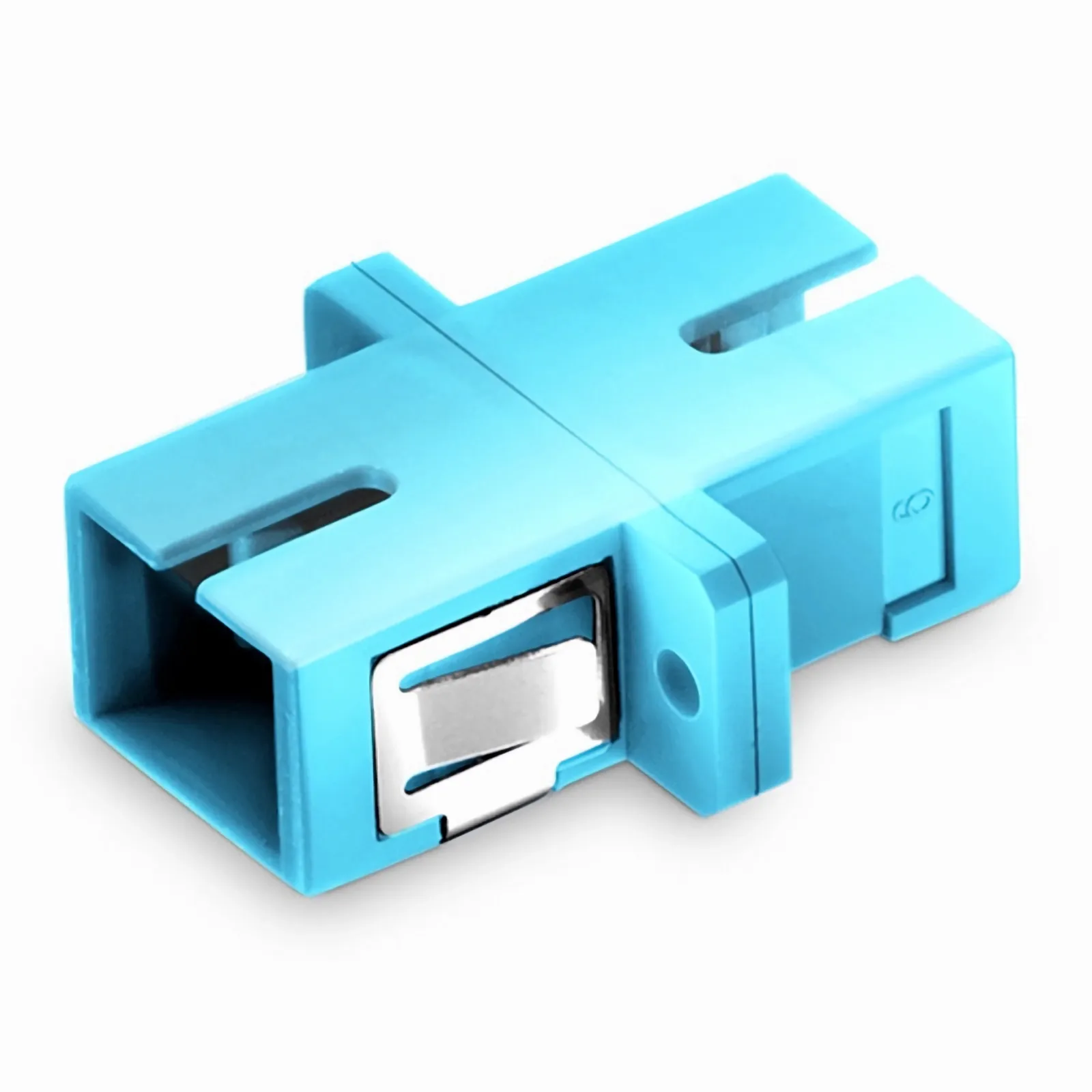 SC Simplex Multimode Blue Fiber Optic Adaptor